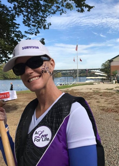 Anne Marie Hughes at the 2017 International Dragon Boat Festival in Philadelphia 